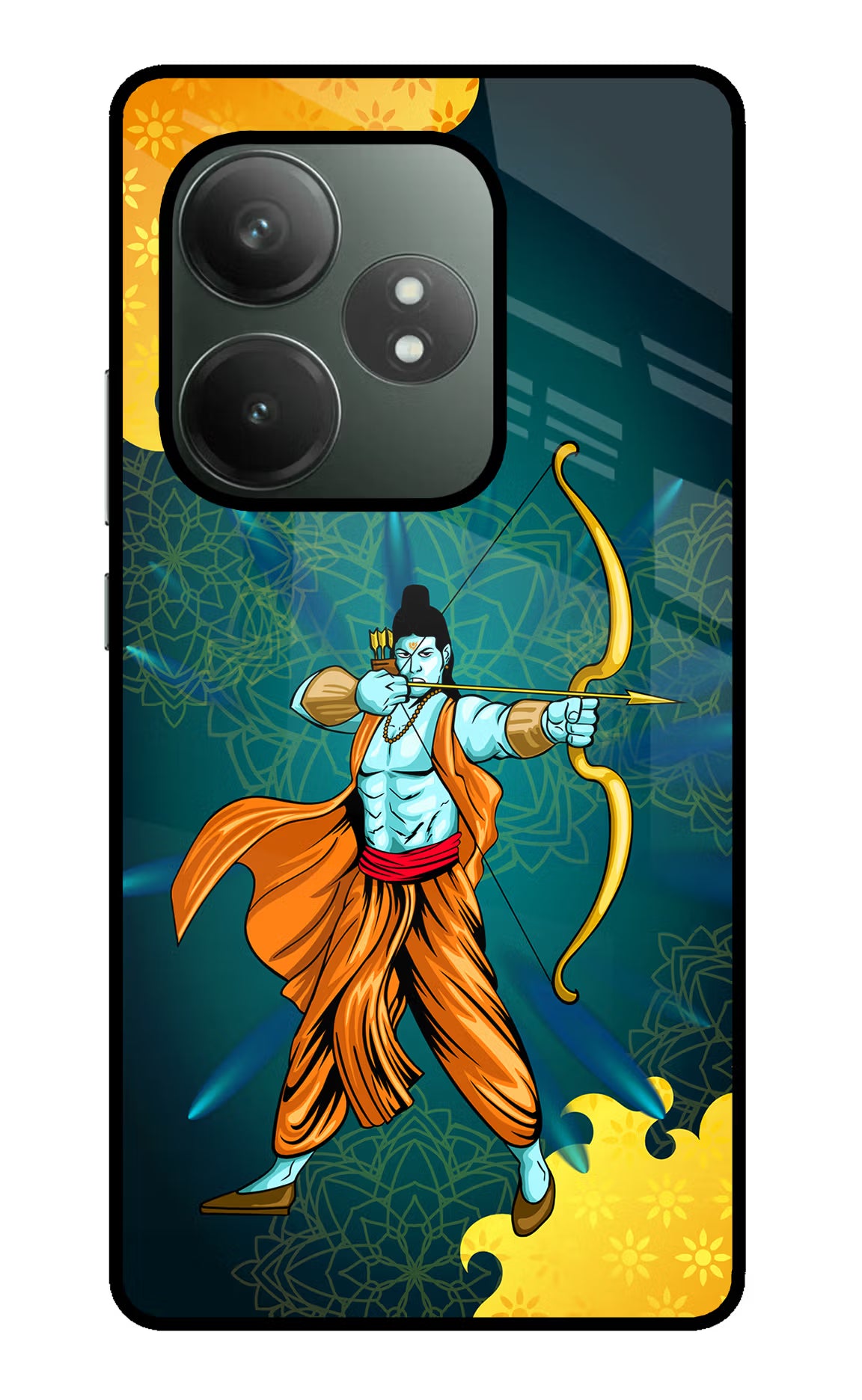 Lord Ram - 6 Realme GT 6T 5G Glass Case Back Cover by Casekaro