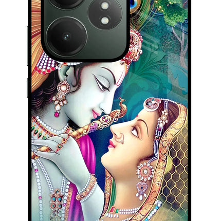 Lord Radha Krishna Realme GT 6T 5G Glass Case