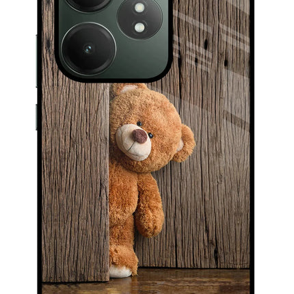 Teddy Wooden Realme GT 6T 5G Glass Case