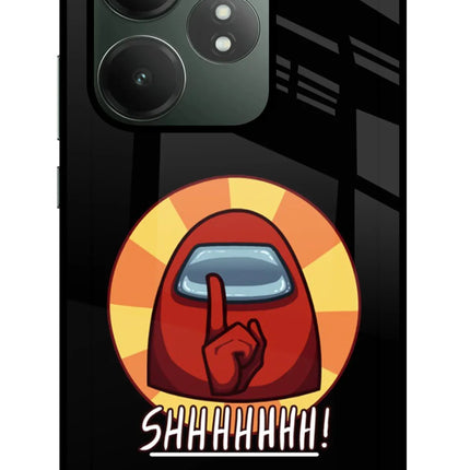 Among Us Shhh! Realme GT 6T 5G Glass Case