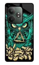Green Owl Realme GT 6T 5G Glass Case