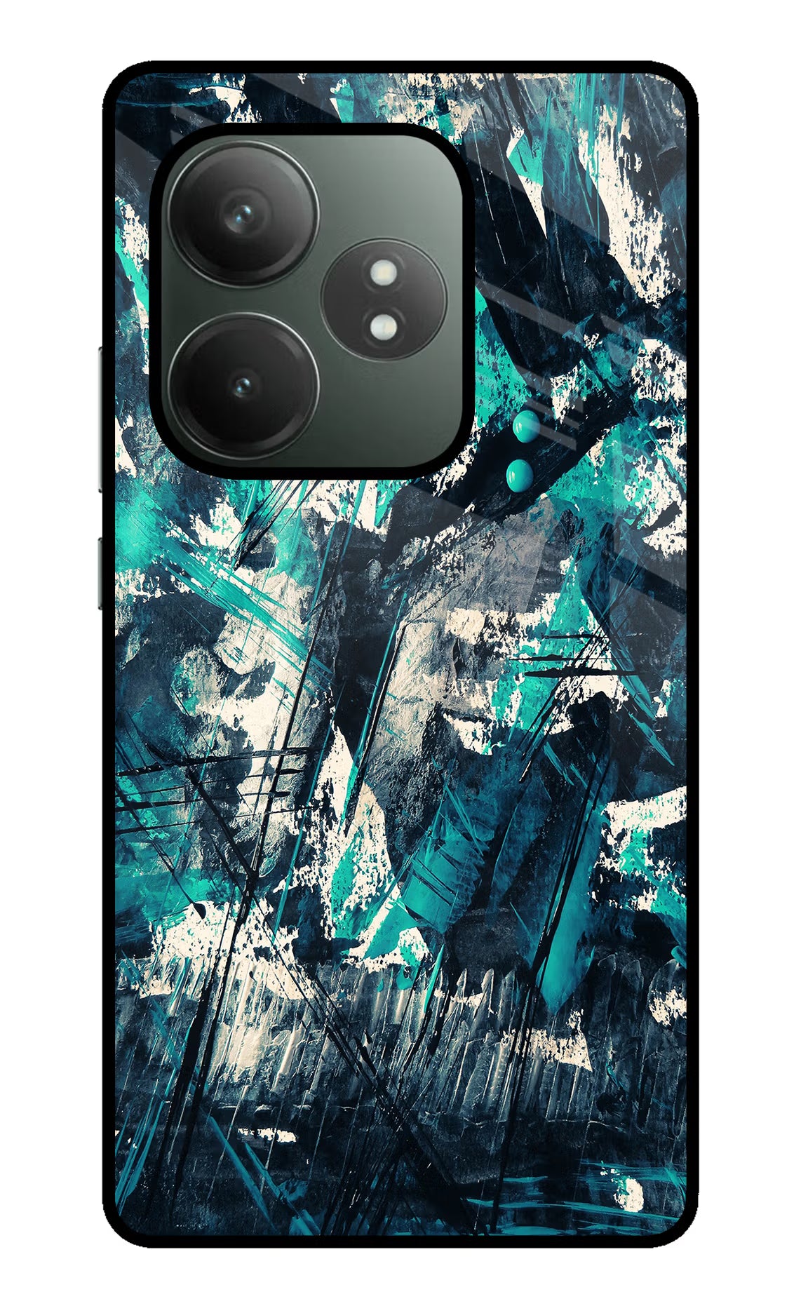 Artwork Realme GT 6T 5G Glass Case Back Cover by Casekaro