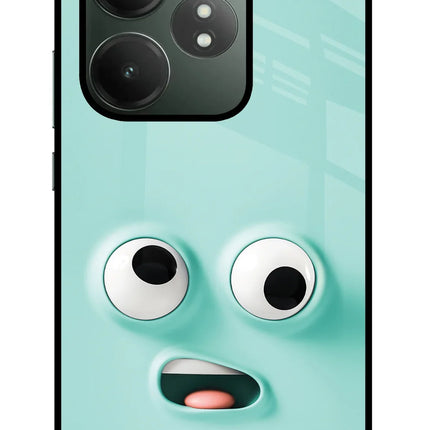 Funny Cartoon Realme GT 6T 5G Glass Case