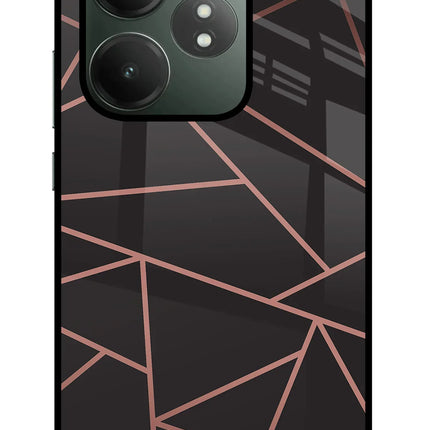 Geometric Pattern Realme GT 6T 5G Glass Case