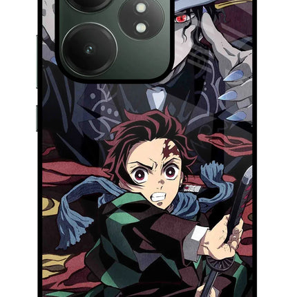 Demon Slayer Realme GT 6T 5G Glass Case