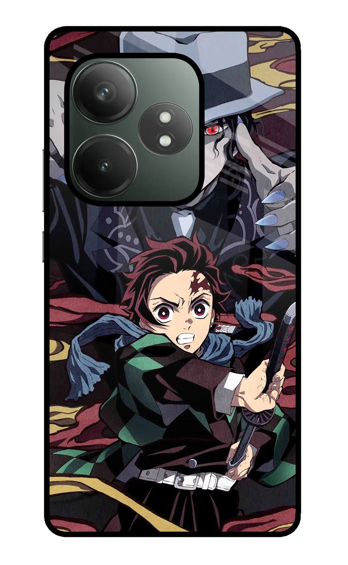 Demon Slayer Realme GT 6T 5G Glass Case Back Cover by Casekaro