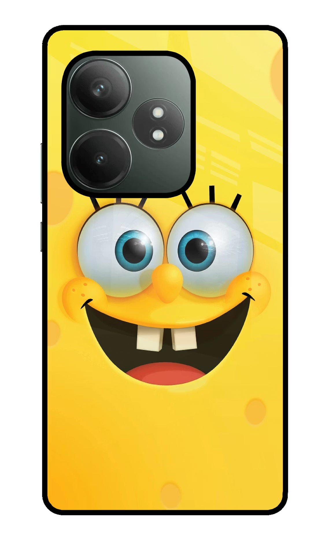 Sponge 1 Realme GT 6T 5G Glass Case Back Cover by Casekaro