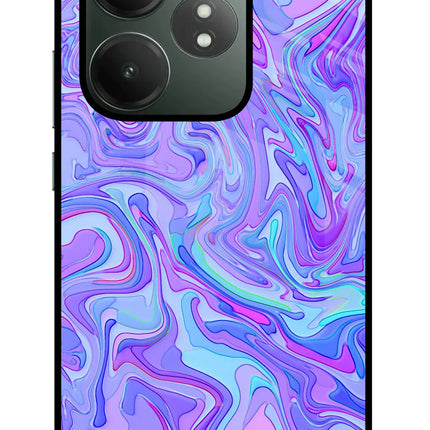 Glitter Realme GT 6T 5G Glass Case