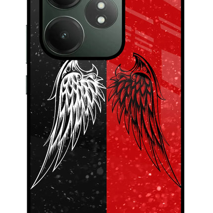 Wings Realme GT 6T 5G Glass Case