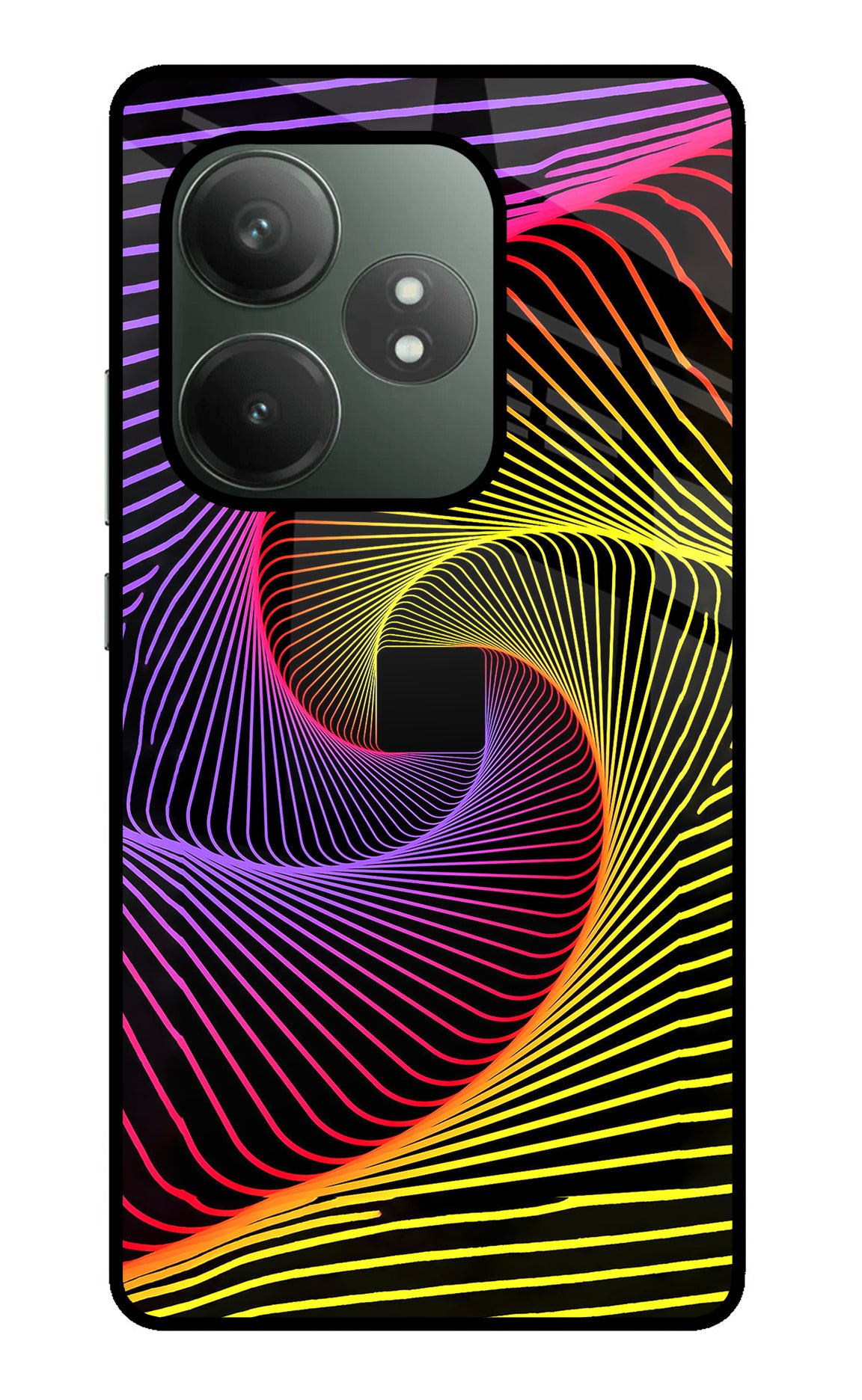 Colorful Strings Realme GT 6T 5G Glass Case