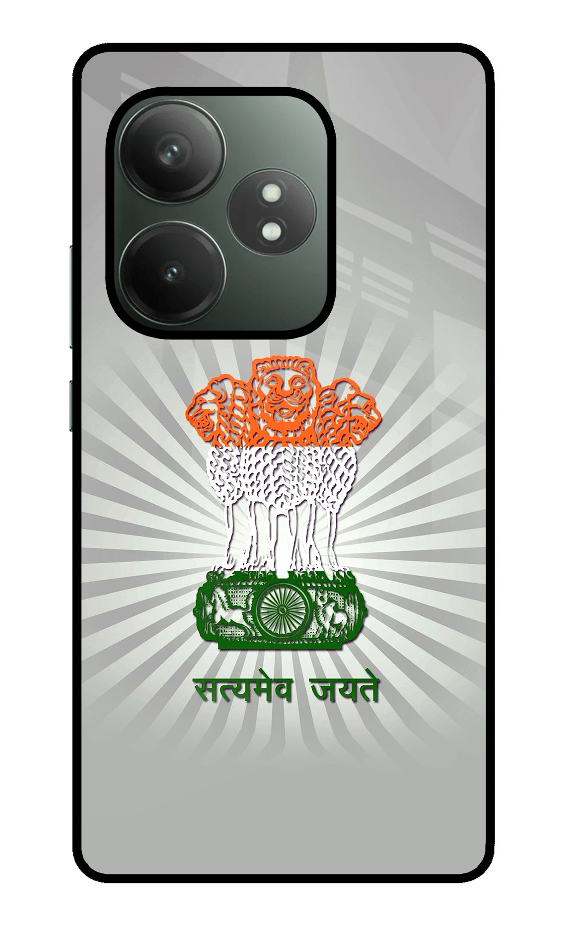 Satyamev Jayate Art Realme GT 6T 5G Glass Case