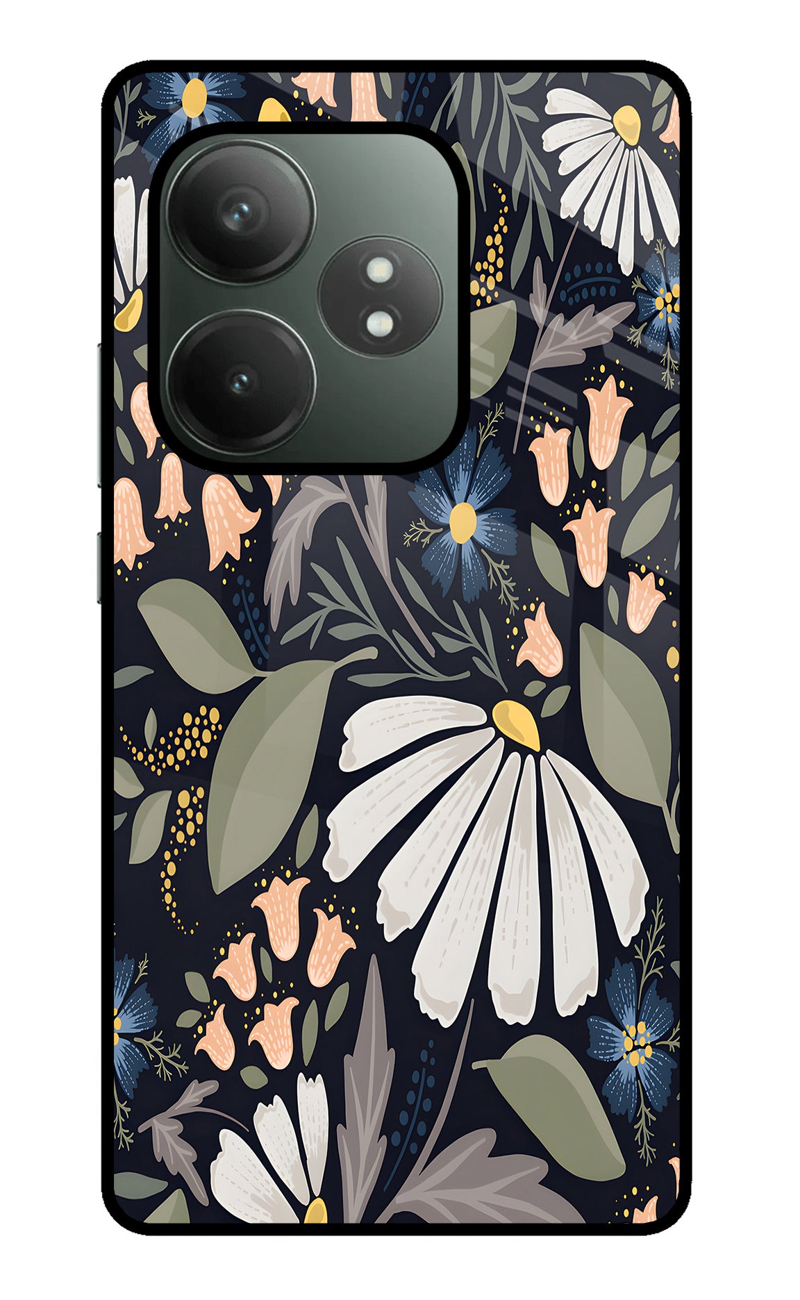 Flowers Art Realme GT 6T 5G Glass Case