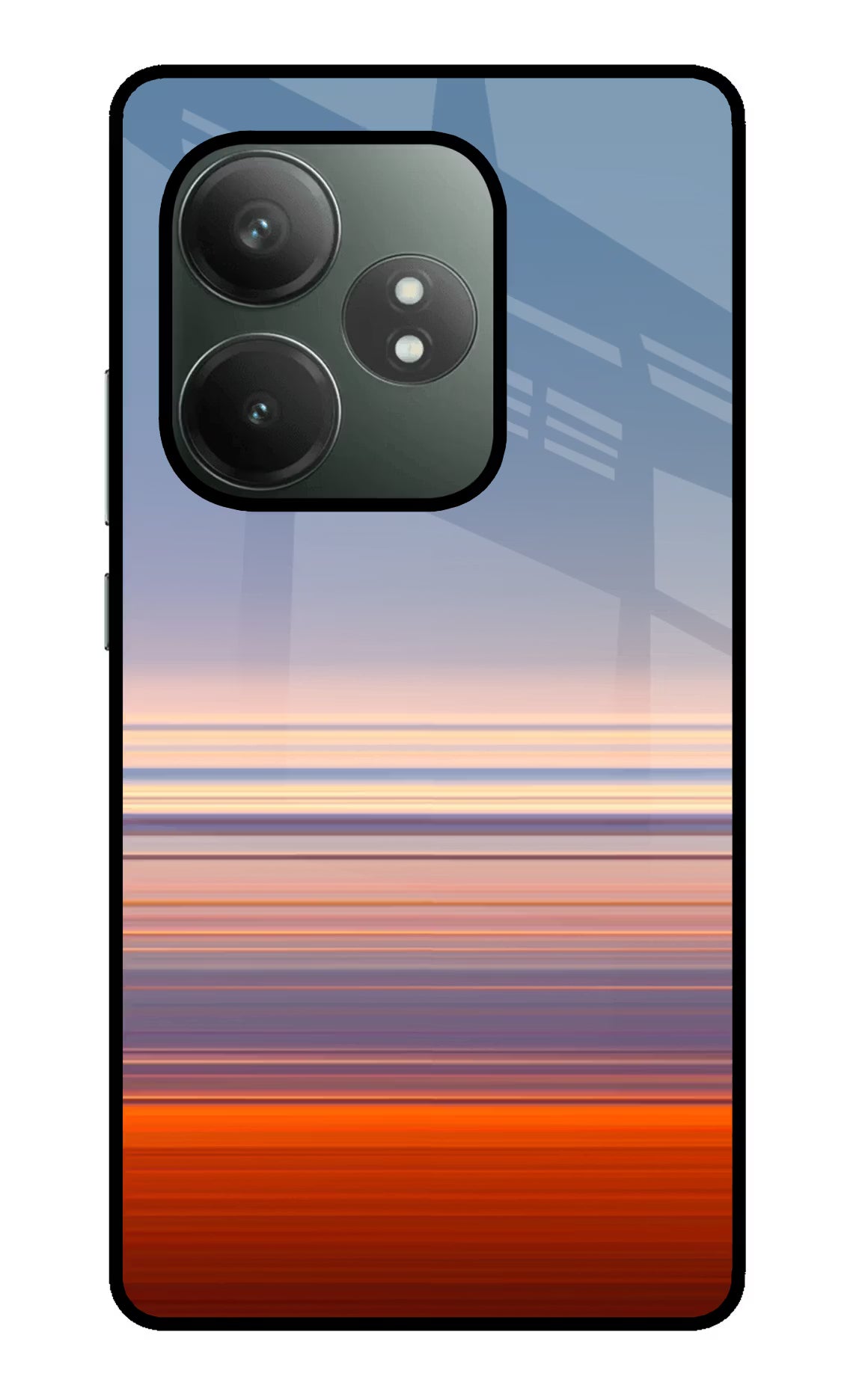 Morning Colors Realme GT 6T 5G Glass Case Back Cover by Casekaro