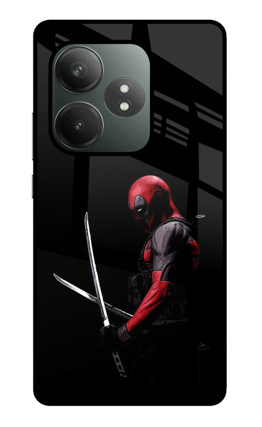 Deadpool Realme GT 6T 5G Glass Case