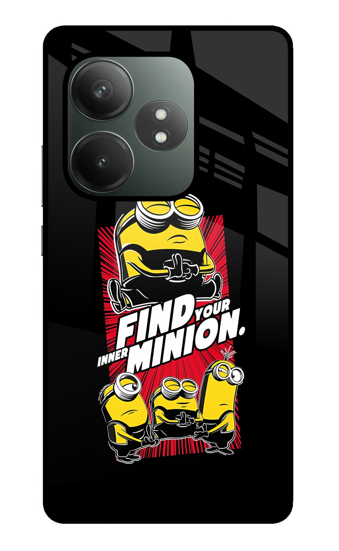 Find your inner Minion Realme GT 6T 5G Glass Case