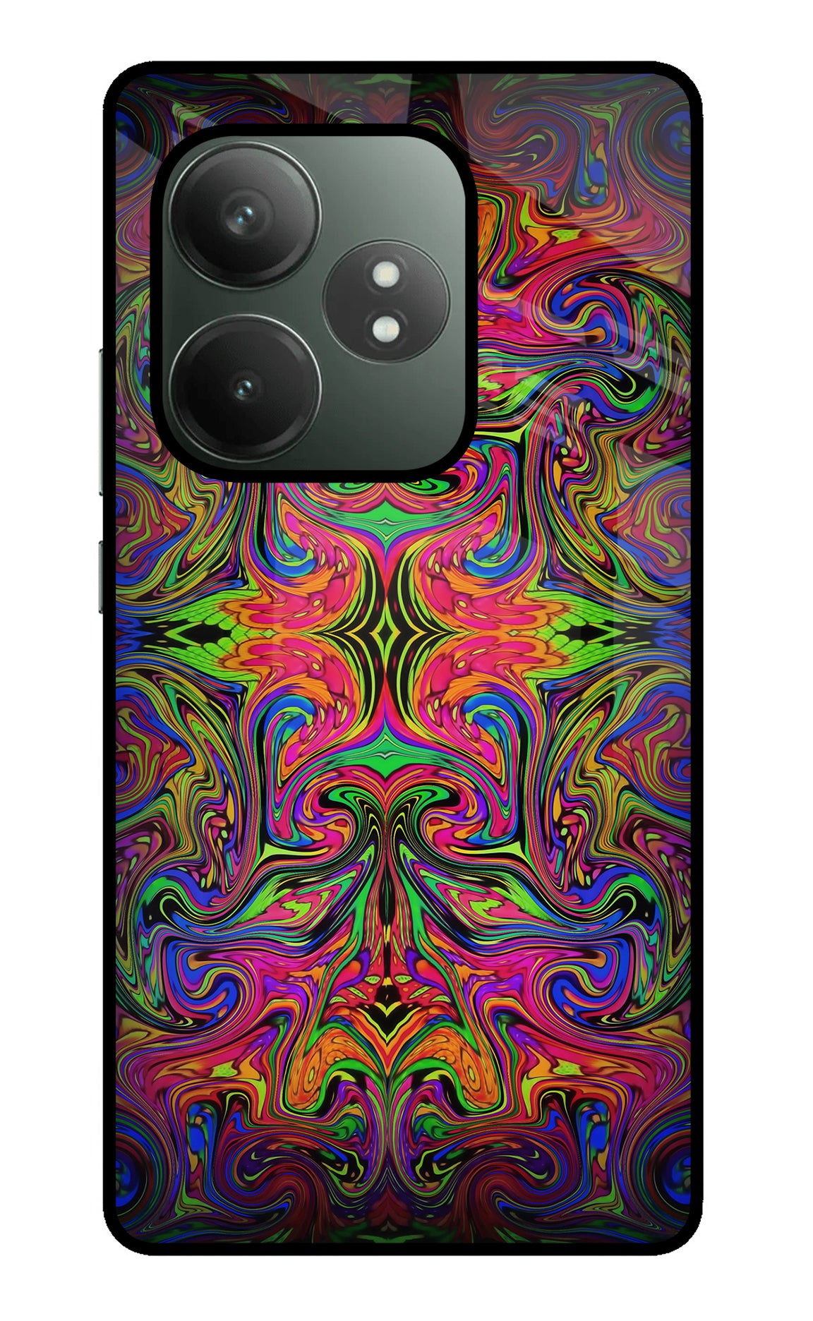 Psychedelic Art Realme GT 6T 5G Glass Case