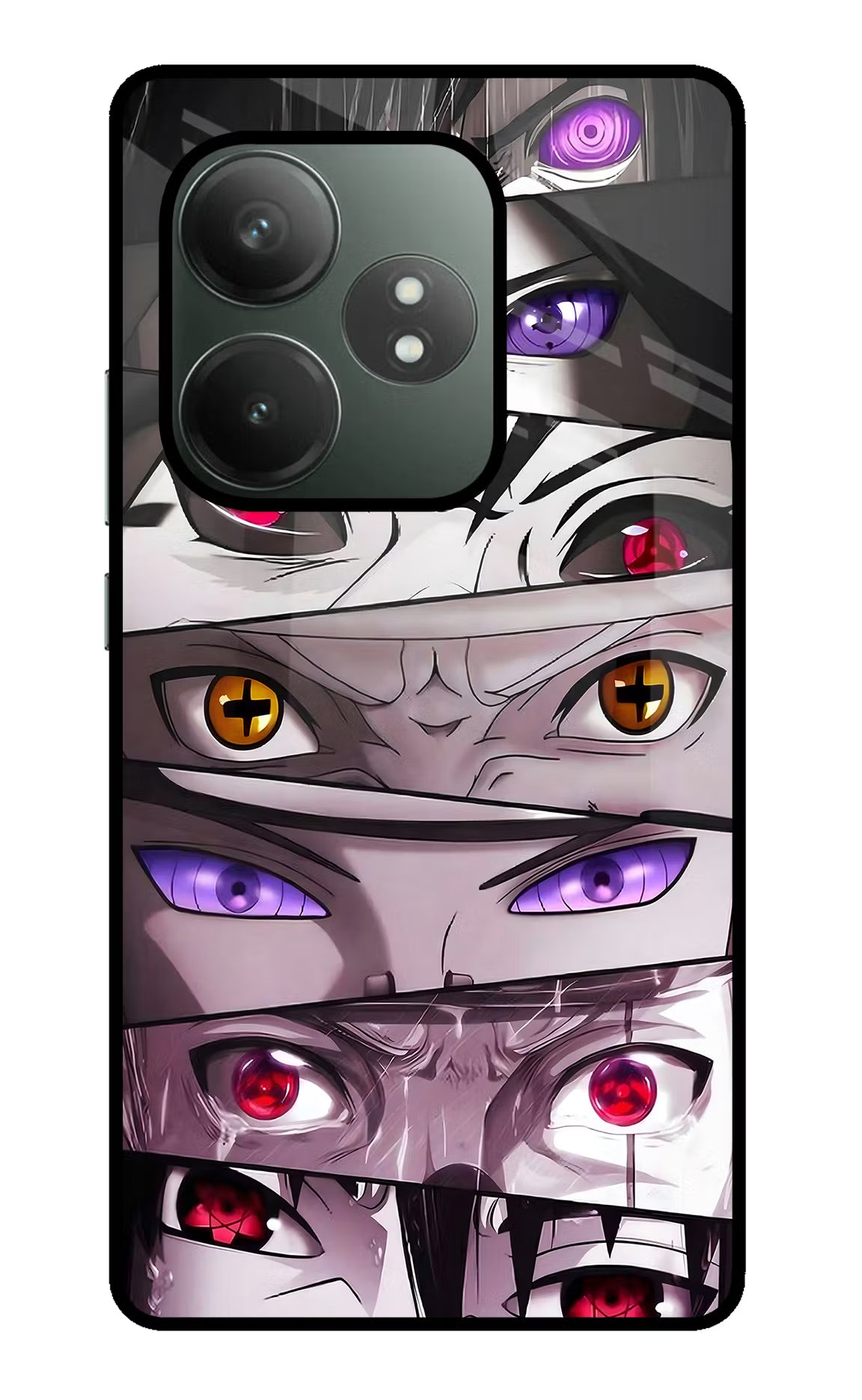 Naruto Anime Realme GT 6T 5G Glass Case Back Cover by Casekaro
