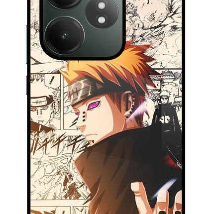 Pain Anime Realme GT 6T 5G Glass Case Back Cover by Casekaro