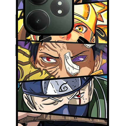 Naruto Character Realme GT 6T 5G Glass Case