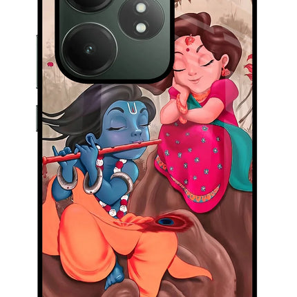 Radhe Krishna Realme GT 6T 5G Glass Case