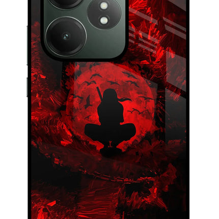 Itachi Uchiha Realme GT 6T 5G Glass Case