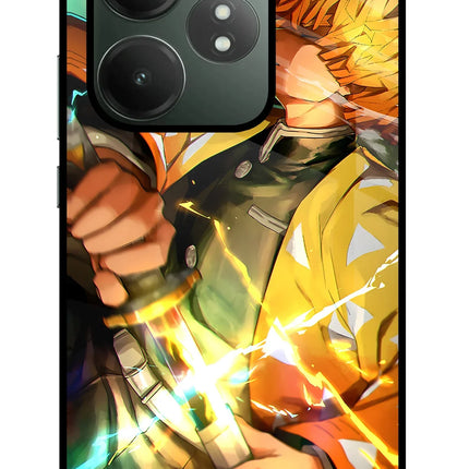 Demon Slayer Realme GT 6T 5G Glass Case