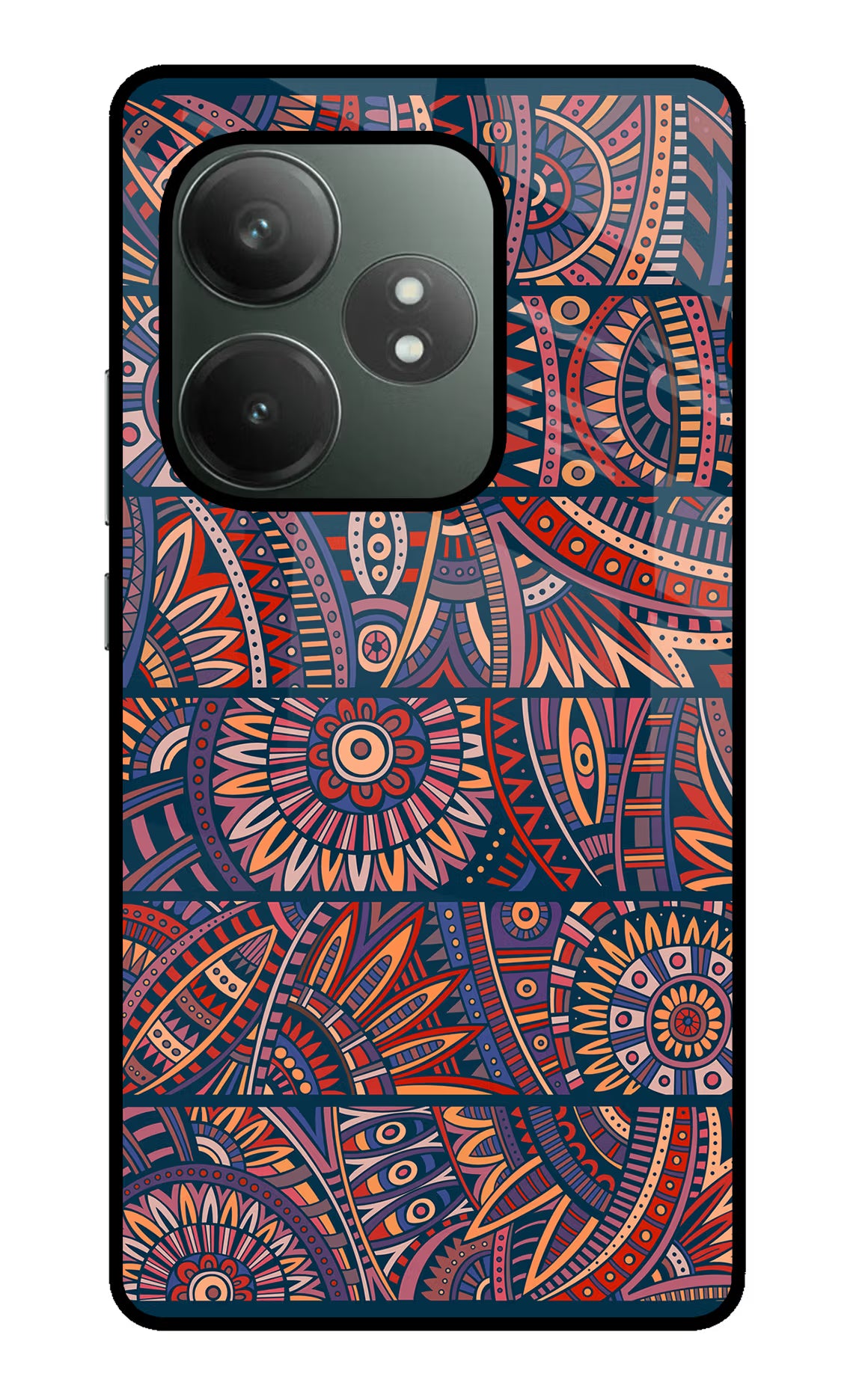 African Culture Design Realme GT 6T 5G Glass Case Back Cover by Casekaro