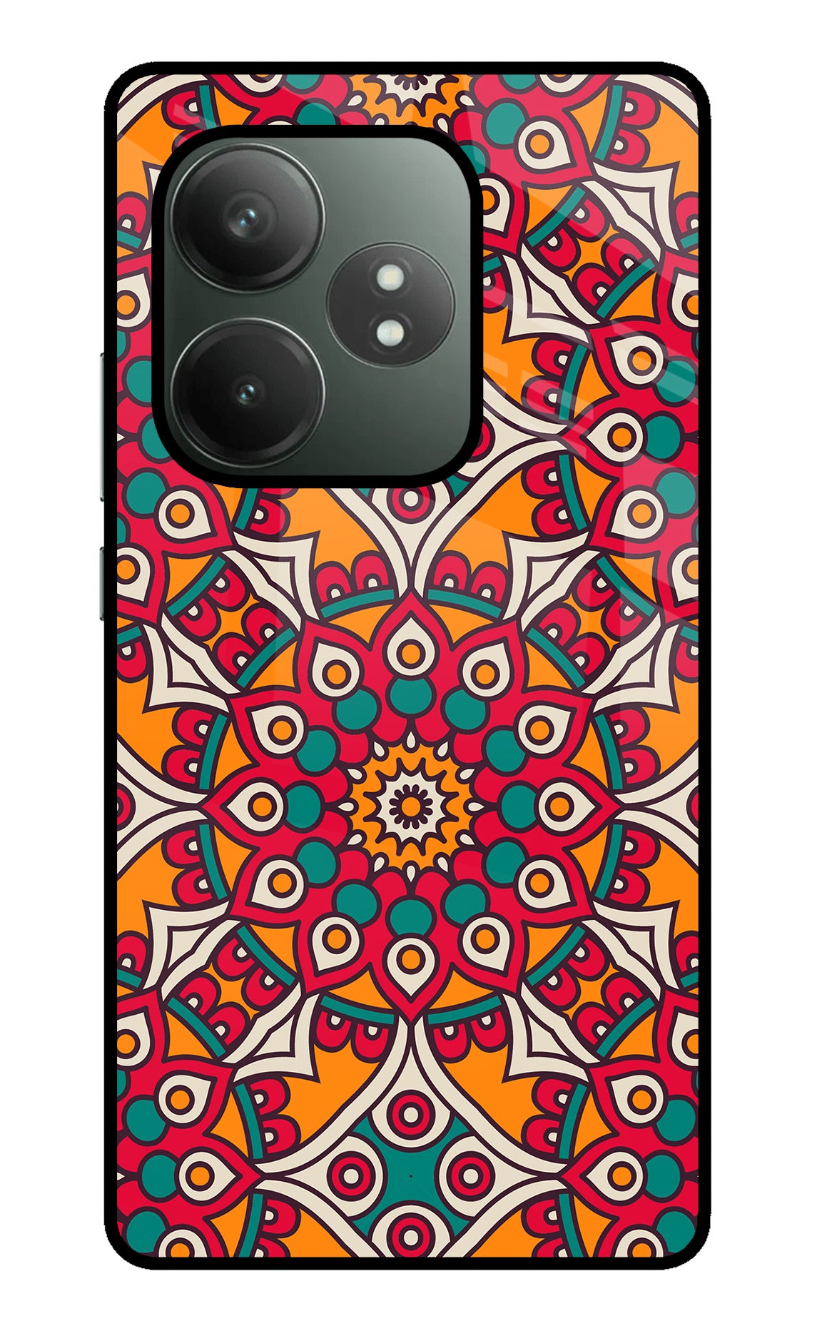 Mandala Art Realme GT 6T 5G Glass Case