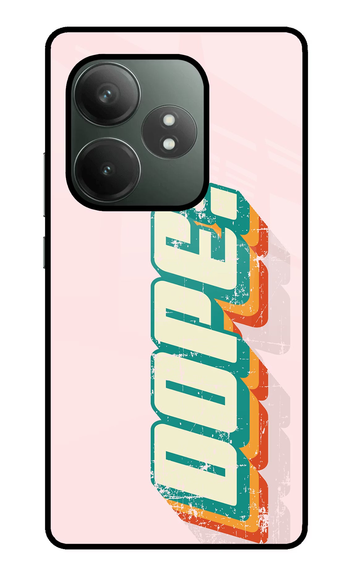 Dope Realme GT 6T 5G Glass Case Back Cover by Casekaro