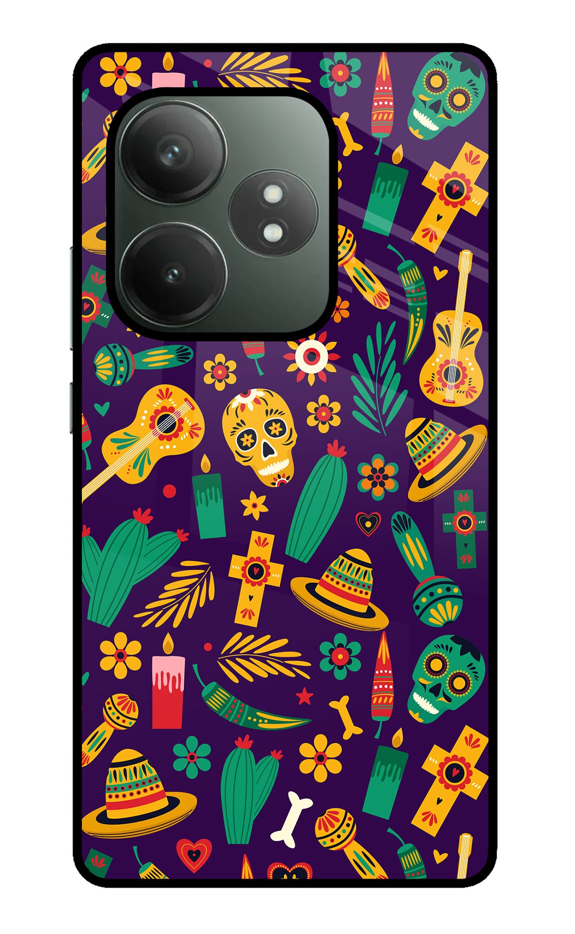 Mexican Artwork Realme GT 6T 5G Glass Case