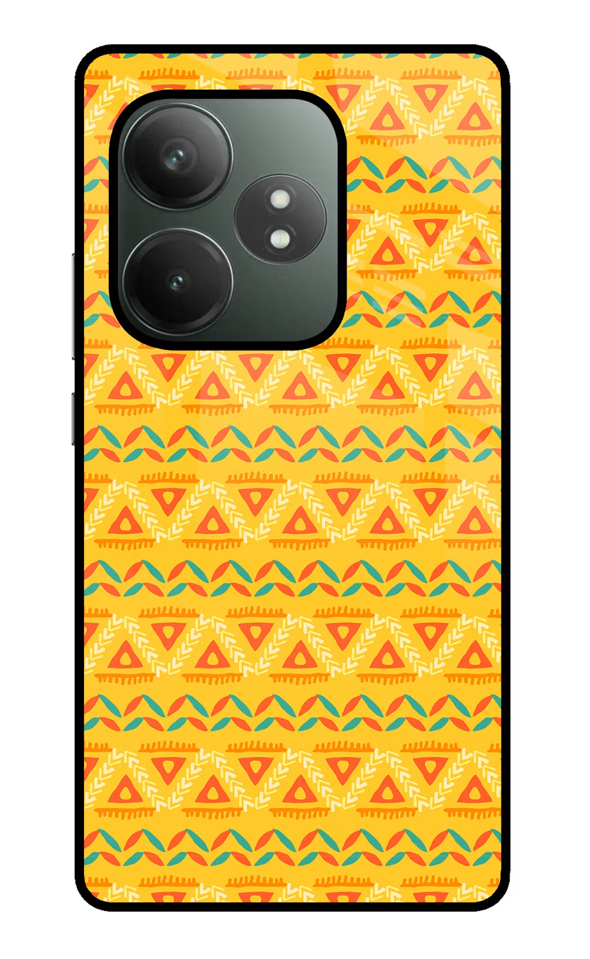 Tribal Pattern Realme GT 6T 5G Glass Case Back Cover by Casekaro