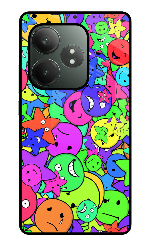 Fun Doodle Realme GT 6T 5G Glass Case