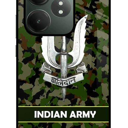 Balidan Indian Logo Realme GT 6T 5G Glass Case