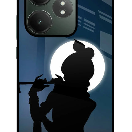 Shri Krishna Silhouette Realme GT 6T 5G Glass Case