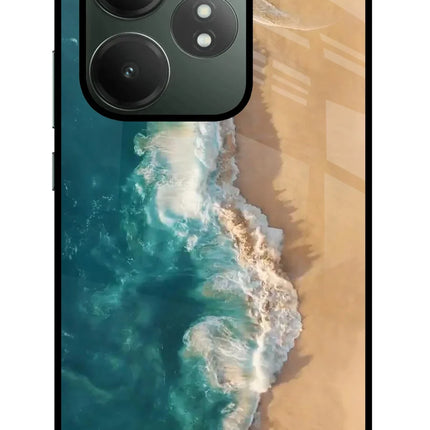 Ocean Beach Realme GT 6T 5G Glass Case