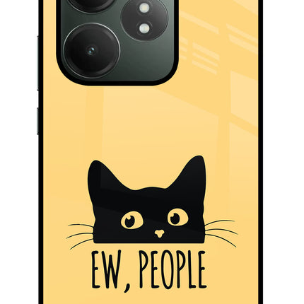 Ew People Catitude Realme GT 6T 5G Glass Case