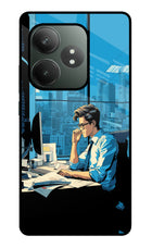 Focused Hustler (AI Generated) Realme GT 6T 5G Glass Case