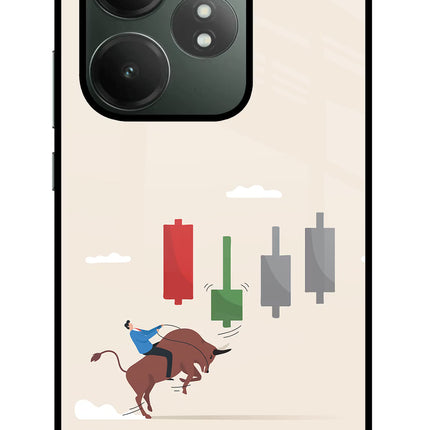 Bull Trading Momentum Realme GT 6T 5G Glass Case