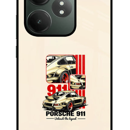Classic Porsche 911 Realme GT 6T 5G Glass Case