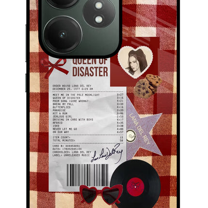 Queen of Disaster Realme GT 6T 5G Glass Case