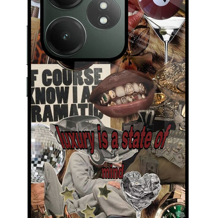 Luxury Realme GT 6T 5G Glass Case