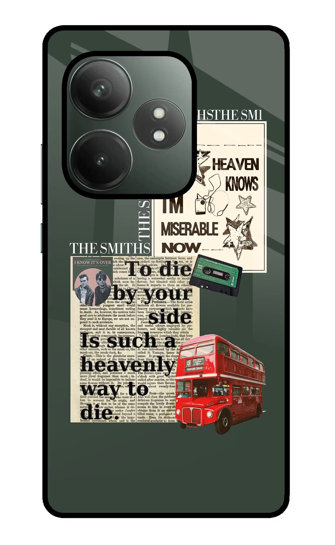 The Smiths Realme GT 6T 5G Glass Case Back Cover by Casekaro