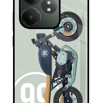 Classic Cafe Racer 99 Realme GT 6T 5G Glass Case