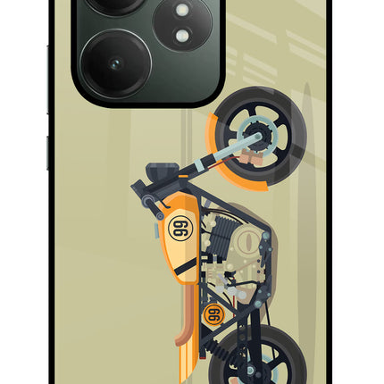 Vertical Speedster Realme GT 6T 5G Glass Case