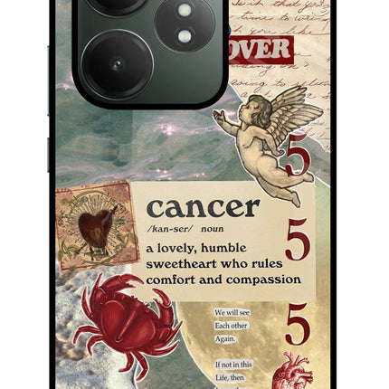 Cancer Zodiac Realme GT 6T 5G Glass Case