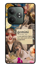 Gemini Zodiac Realme GT 6T 5G Glass Case