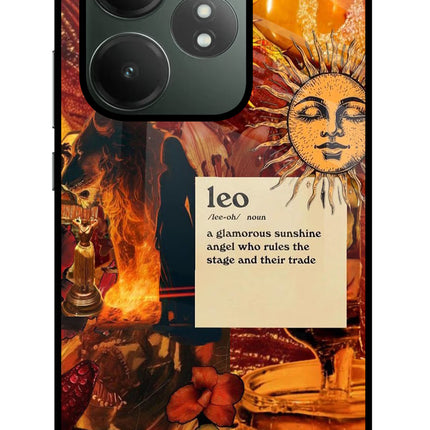Leo Zodiac Realme GT 6T 5G Glass Case