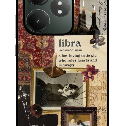 Libra Zodiac Realme GT 6T 5G Glass Case