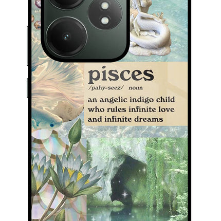 Pisces Zodiac Realme GT 6T 5G Glass Case