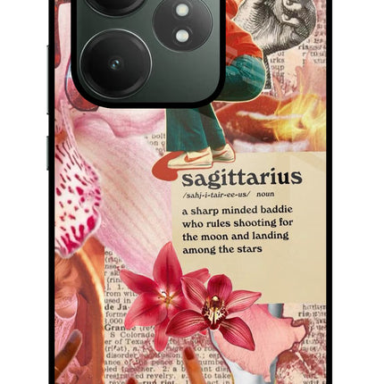 Sagittarius Zodiac Realme GT 6T 5G Glass Case